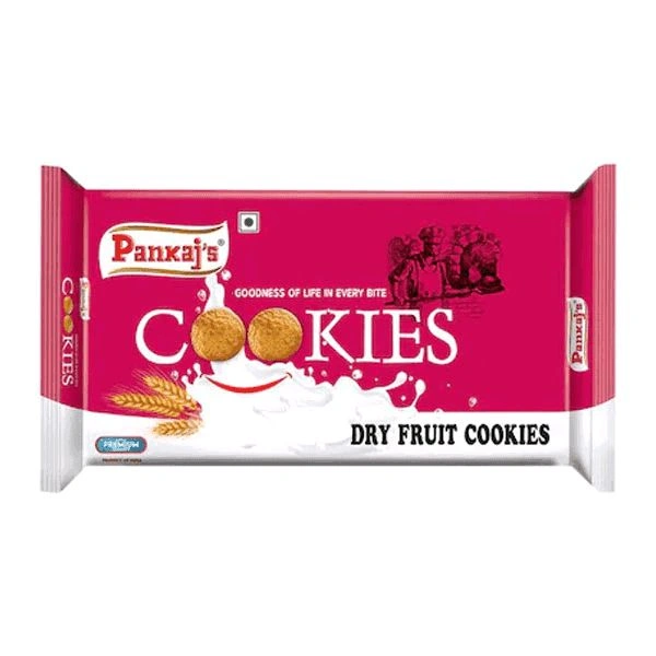 Pankaj's Handmade Dry Fruit Cookies 250 Gm