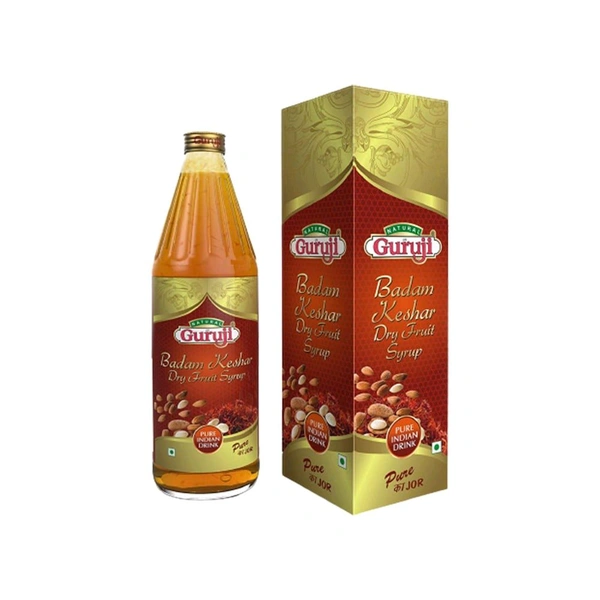 Guruji  Badam Keshar Dry Fruit Syrup 750 ml
