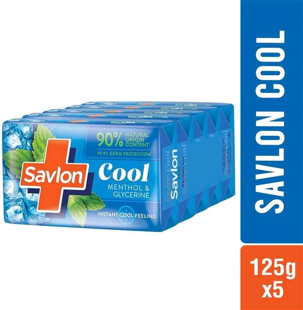 Savlon Cool Menthol & Glycerine 120g×5U