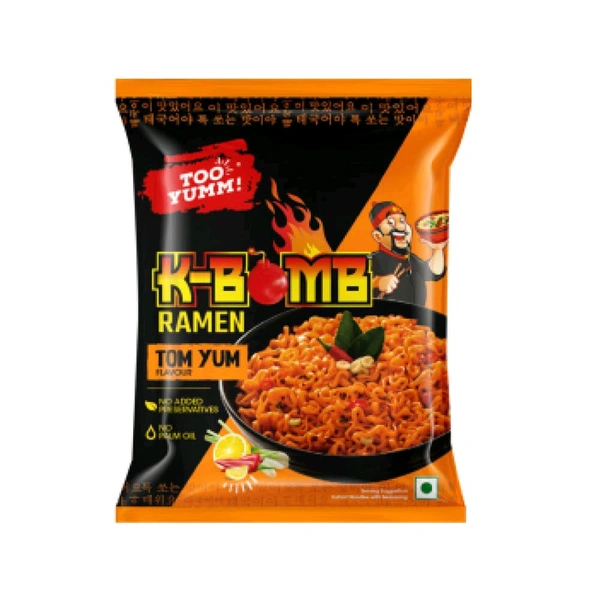 Too Yummy K-Bomb Ramen Tom Yum Flavour 80 G