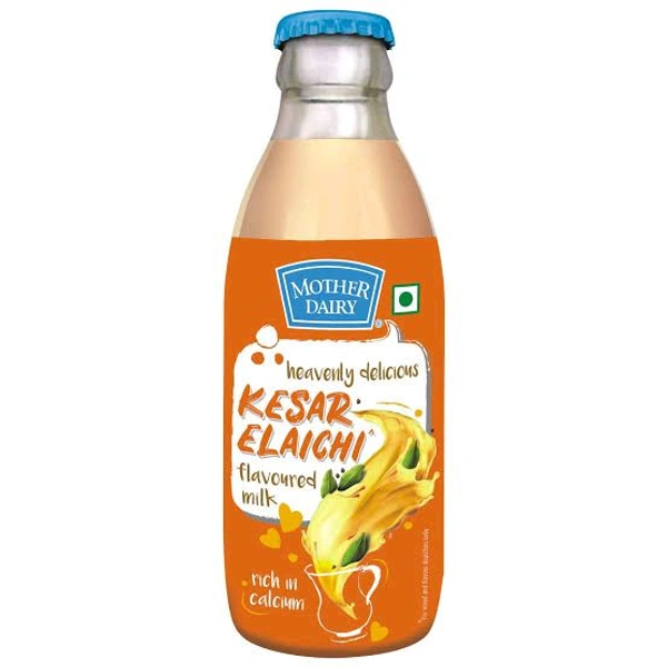 Mother Diary Kesar Elaichi Flavoured Milk 180 ml