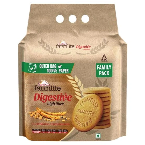 Sunfeast Farmlite Digestive High Fibre Biskut 800g