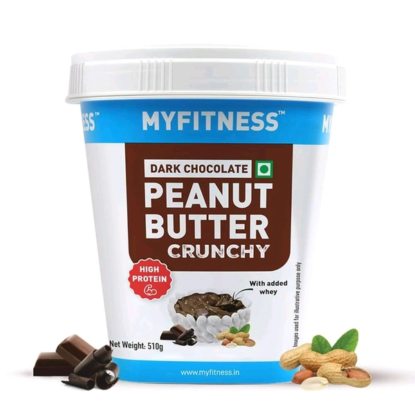 My Fitness Dark Chocolate  Peanut Butter Crunchy 510 Gm