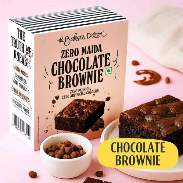 The Baker's Dozen Zero Maida Chocolate Brownie 55g