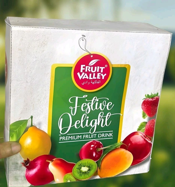 Fruit Valley Festive Delight Juice  Gift Pack ( 1200 ml X 3 Pcs )