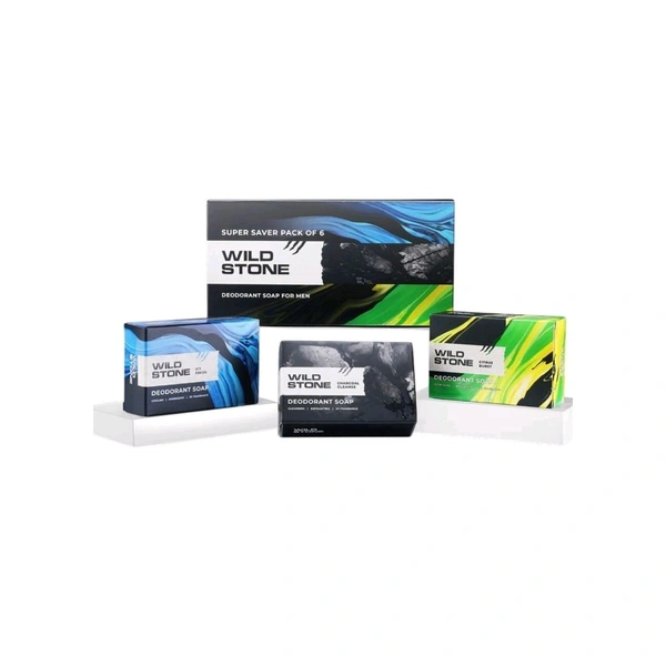 Wildstone Deodorant Soap ( 100gm X 6 Pcs )