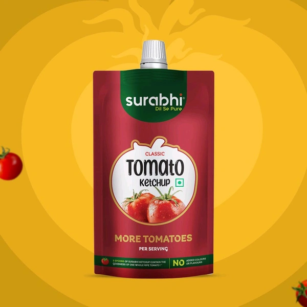 1+1 Surabhi Tomato Ketchup 90 G