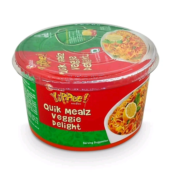1+1 Sunfeast Yippee Quik Mealz Veggie Delight 70g