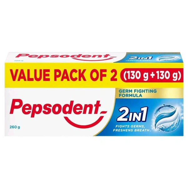 1+1 Pepsodent 2 In 1 (130g×2)