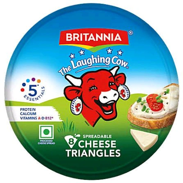 1+1 Britannia Cheese Triangles 120 Gm