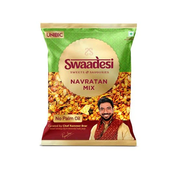 Unibic Swaadesi Navratan Mix Namkeen No Palm Oil 165 Gm