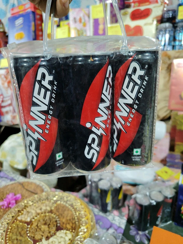 Reliance Brand Spinner Energy Drink Gift Pack 5 Cans ( 220 ml X 5 Pcs) 