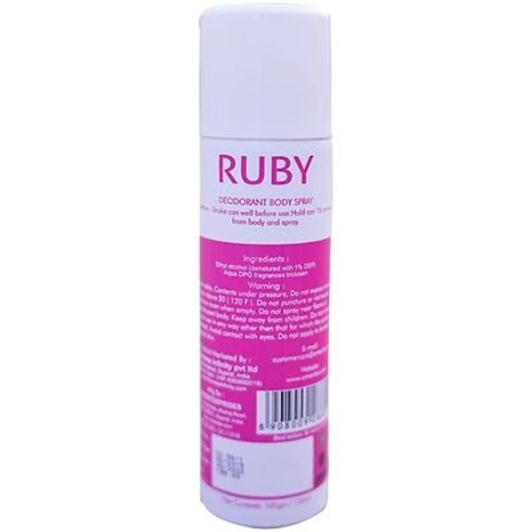 AEROM RUBY DEODORANT BODY SPRAY FOR WOMEN, 150 ML (PACK OF 1)