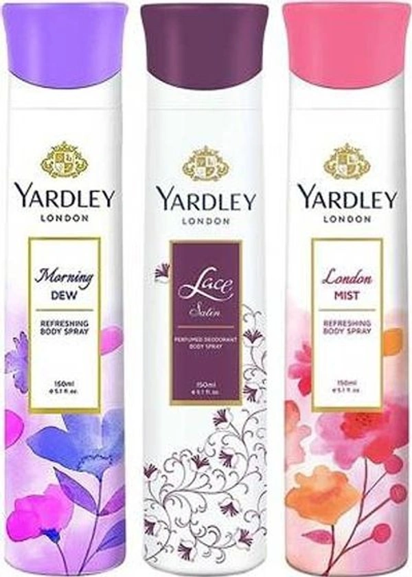 YARDLEY LONDON DEODORANTS COMBO NO-88 COMBO SET (SET OF 3)