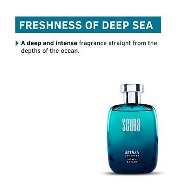 USTRAA SCUBA COLOGNE - 100 ML - PERFUME FOR MEN
