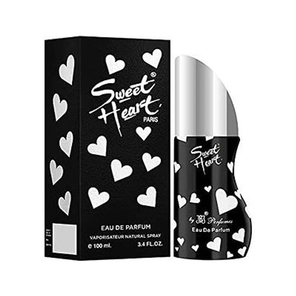 SWEET HEART CLASSIC PERFUMES, LONG LASTING EAU DE PARFUM, PREMIUM FRAGRANCE, PACKAGE SIZE - 100 ML, PACK OF 2 (BLACK PERFUME 100 ML)