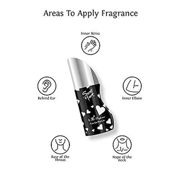 SWEET HEART CLASSIC PERFUMES, LONG LASTING EAU DE PARFUM, PREMIUM FRAGRANCE, PACKAGE SIZE - 100 ML, PACK OF 2 (BLACK PERFUME 100 ML)