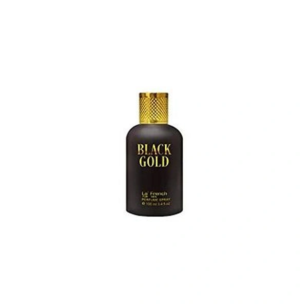 LA' French Black Gold Classic Eau De Perfumes for Long Lasting Fragrance, 100 Ml (Pack of 2)