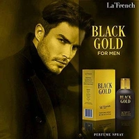 LA' French Black Gold Classic Eau De Perfumes for Long Lasting Fragrance, 100 Ml (Pack of 2)
