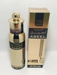 AL NUAIM BRAND 100% ORIGINAL (1200 SHOTS) ASEEL 100ML GREAT FRAGRANCE LONG-LASTING FOR MEN PERFUME.