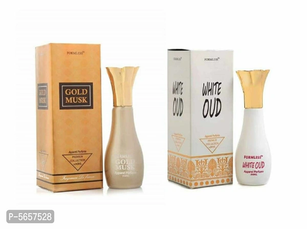 Combo of 30ml Gold Musk, 30ml White Oud Spray Perfume