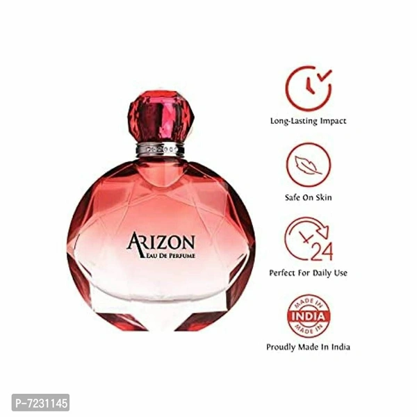 Sweet Heart JBJ Arizon Long Lasting Eau De Parfum, Classic Fragrance, Package Size - 100 ml, Pack of 1 (Arizon Red Perfume 100 Ml)