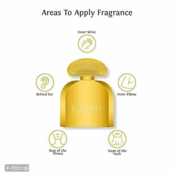 Sweet Heart JBJ Elegant London Long Lasting Eau De Parfum, Classic Fragrance, Package Size - 100 ml, Pack of 1 (Gold Perfume 100 Ml)