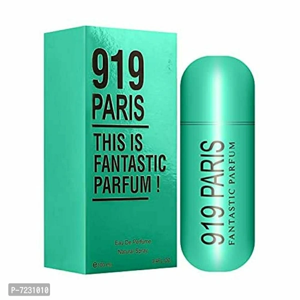 Sweet heart 919 Paris Perfume, Long Lasting Eau De Parfum, Classic Fragrance, Package Size - 100 ml (Pack of 1) (Blue)