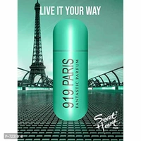Sweet heart 919 Paris Perfume, Long Lasting Eau De Parfum, Classic Fragrance, Package Size - 100 ml (Pack of 1) (Blue)