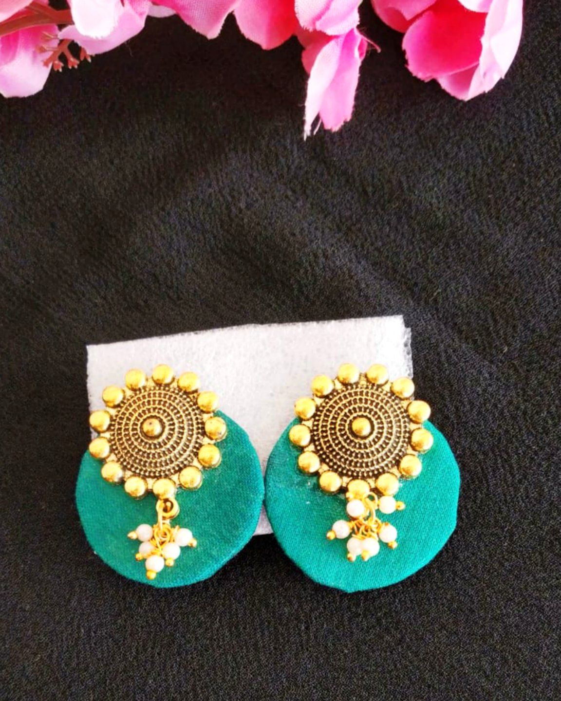Rama Green Color Kundan Meena Earrings (KDE837RGRN) at Rs 228/pair | Kundan  Meena Earrings in Jaipur | ID: 2853222715548