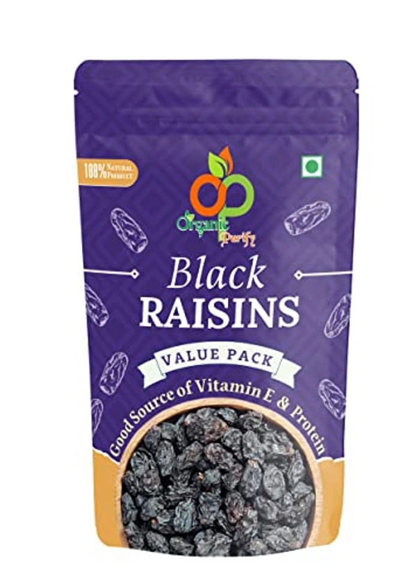 Black Raisins (સુકી કાળી દ્રાક્ષ ) "Blunuts" -250gm 