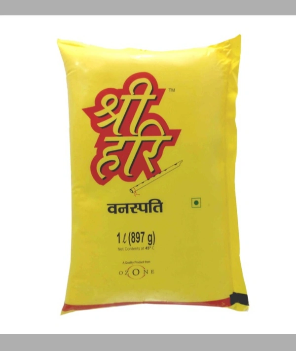 Shreehari  Vagitable Ghee 1 ltr pouch (શ્રી હરી વનસ્પતિ ઘી ) 1લી.