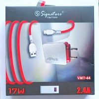 Signature 17W 2.4A  Fast Charger Type Micro - White