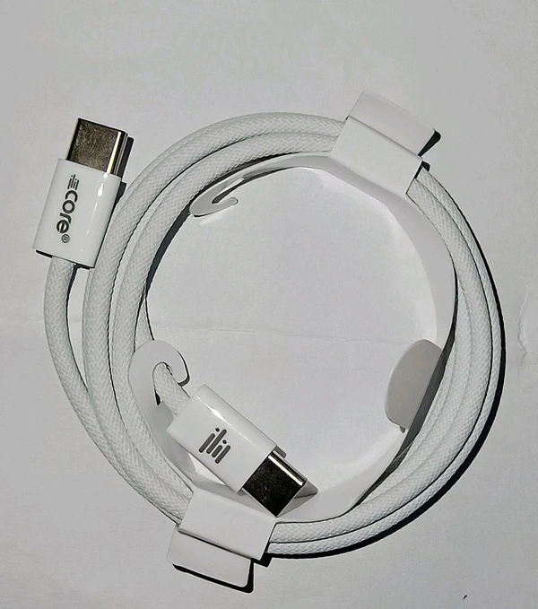 27W C to C Multi Protocol Support Cable. CC-21 - White, 1000MM