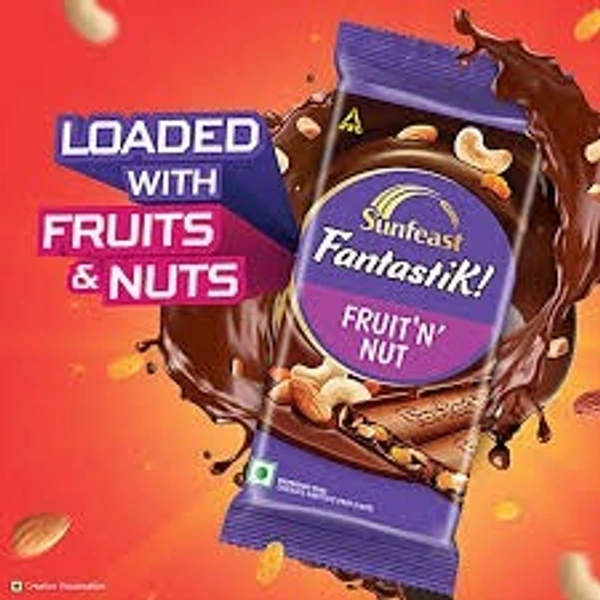 sunfeast fantastik ! fruit 'n' nut - 34 gm