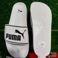 PUMA Leadcat 2.0 V Slides with Adjustable Strap - White, UK 6