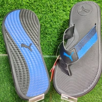 PUMA  Ricordo IDP Thong-Strap Flip-Flops - Quite Shade / Urban Red, UK 6