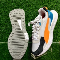 Puma Wild Rider Rollin' - Puma White-Orange Glow, UK 6