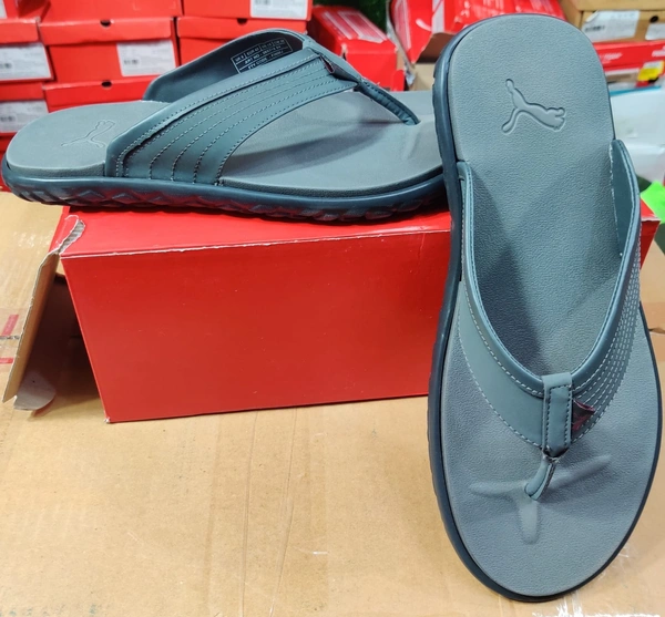 Puma Galaxy Comfort V4 Unisex Flipflops - Grey, UK 10, White