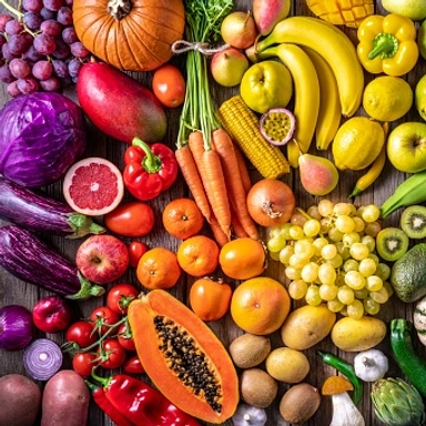 Fruits and vegetables 