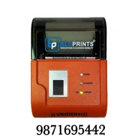 BLUPRINTS Vriddhi Thermal Printer Plus Fingerprint Scanner - 121X 84.5 X 51 MM, Orange & Black