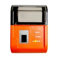 BLUPRINTS Vriddhi Thermal Printer Plus Fingerprint Scanner - 121X 84.5 X 51 MM, Orange & Black