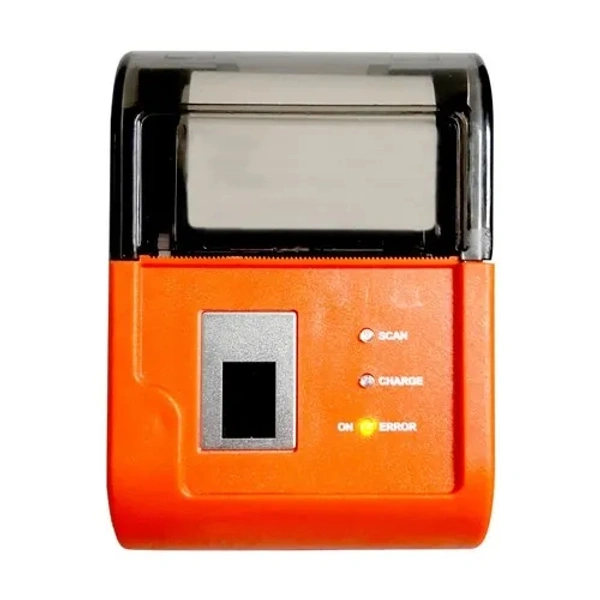BLUPRINTS Vriddhi Thermal Printer Plus Fingerprint Scanner - 121X 84.5 X 51 MM, Orange & Black