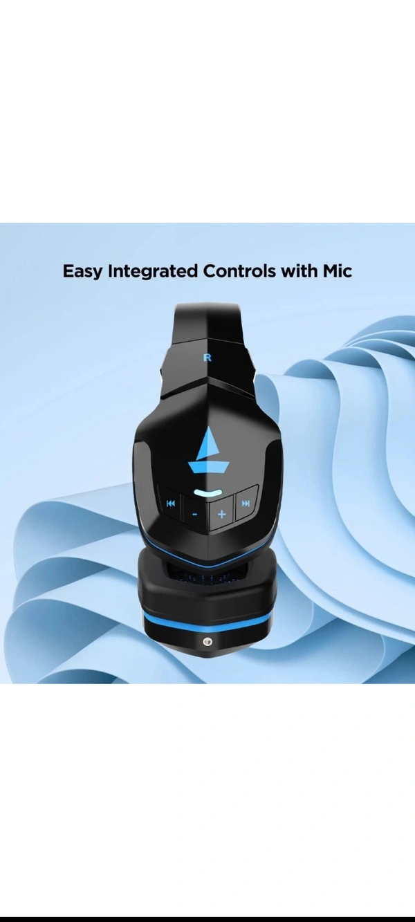 boAt Rockerz 510 Super Extra Bass Bluetooth Headset - Blue, Free Size