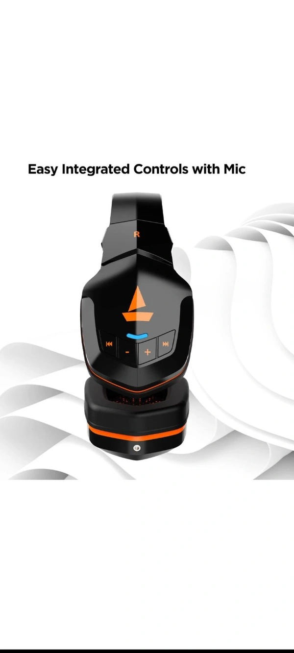 boAt Rockerz 510 Super Extra Bass Bluetooth Headset - Web Orange, Free Size