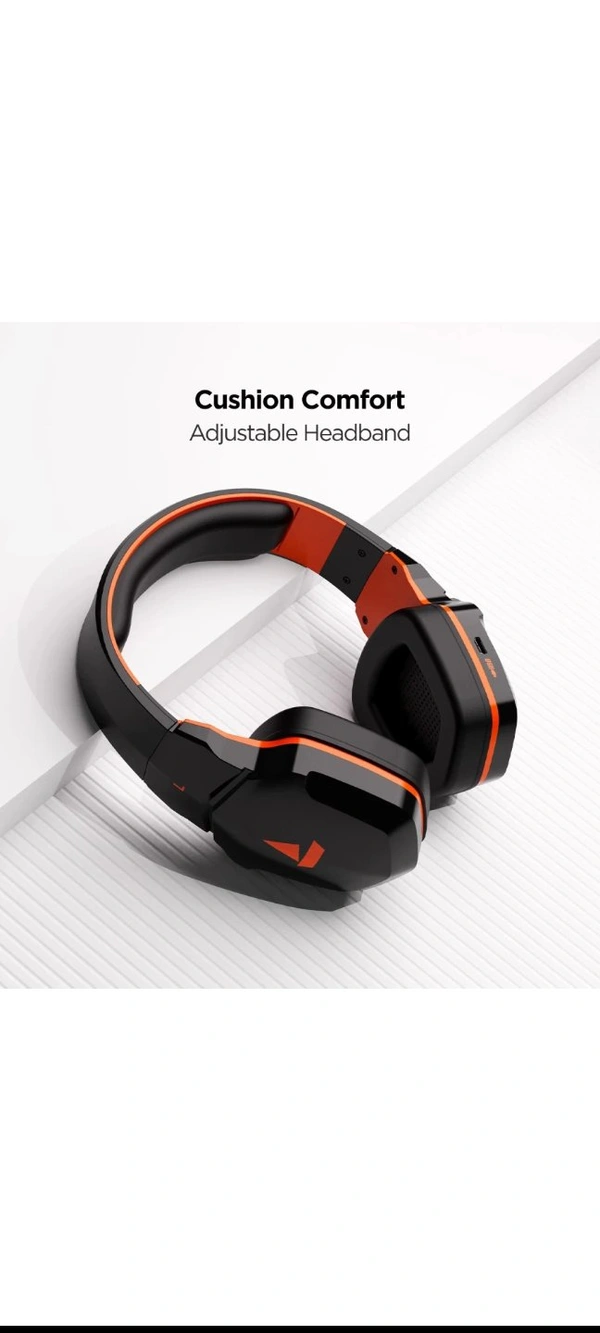boAt Rockerz 510 Super Extra Bass Bluetooth Headset - Web Orange, Free Size
