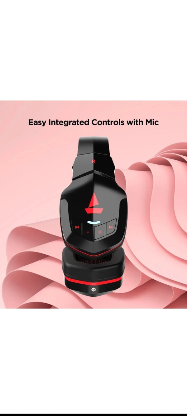 boAt Rockerz 510 Super Extra Bass Bluetooth Headset - Red, Free Size