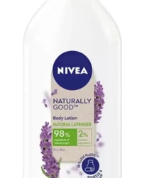 Nivea  Body Lotion Naturally Good Natural Lavender Nivea Body Lotion 350Ml (Pack of 1)