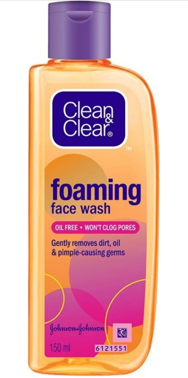 Clean & clear foaming face wash 150ml (pack of 1 )