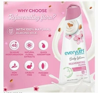 24 hours Protection Body lotion with Almond Milk, Non sticky, 200ml, Rejuvenating Flora